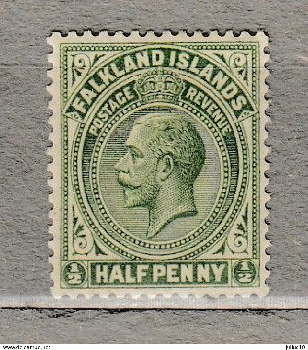 FALKLAND ISLANDS 1912 George V MH(*) Mi 25 #33811 - Falklandeilanden