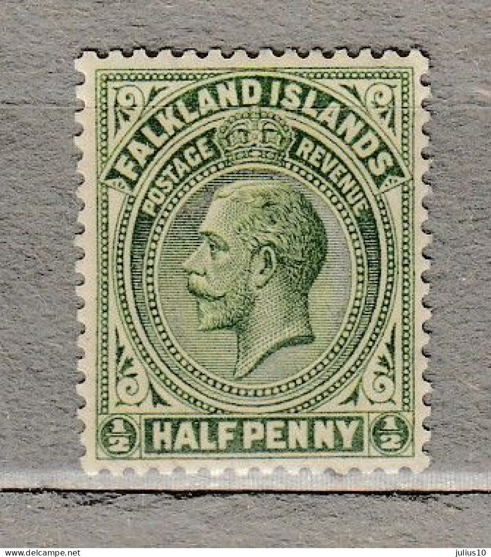 FALKLAND ISLANDS 1912 George V MH(*) Mi 25 #33811 - Islas Malvinas