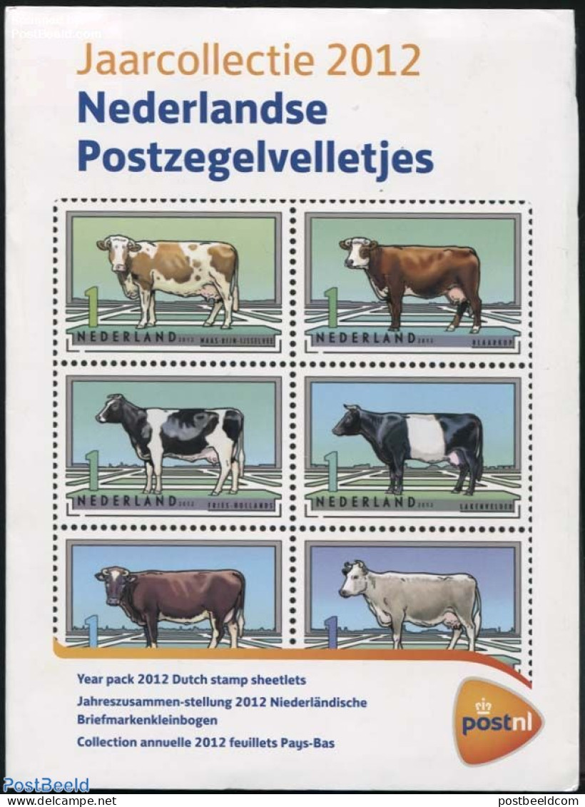 Netherlands 2012 Official Yearset M/ss 2012, Mint NH - Unused Stamps
