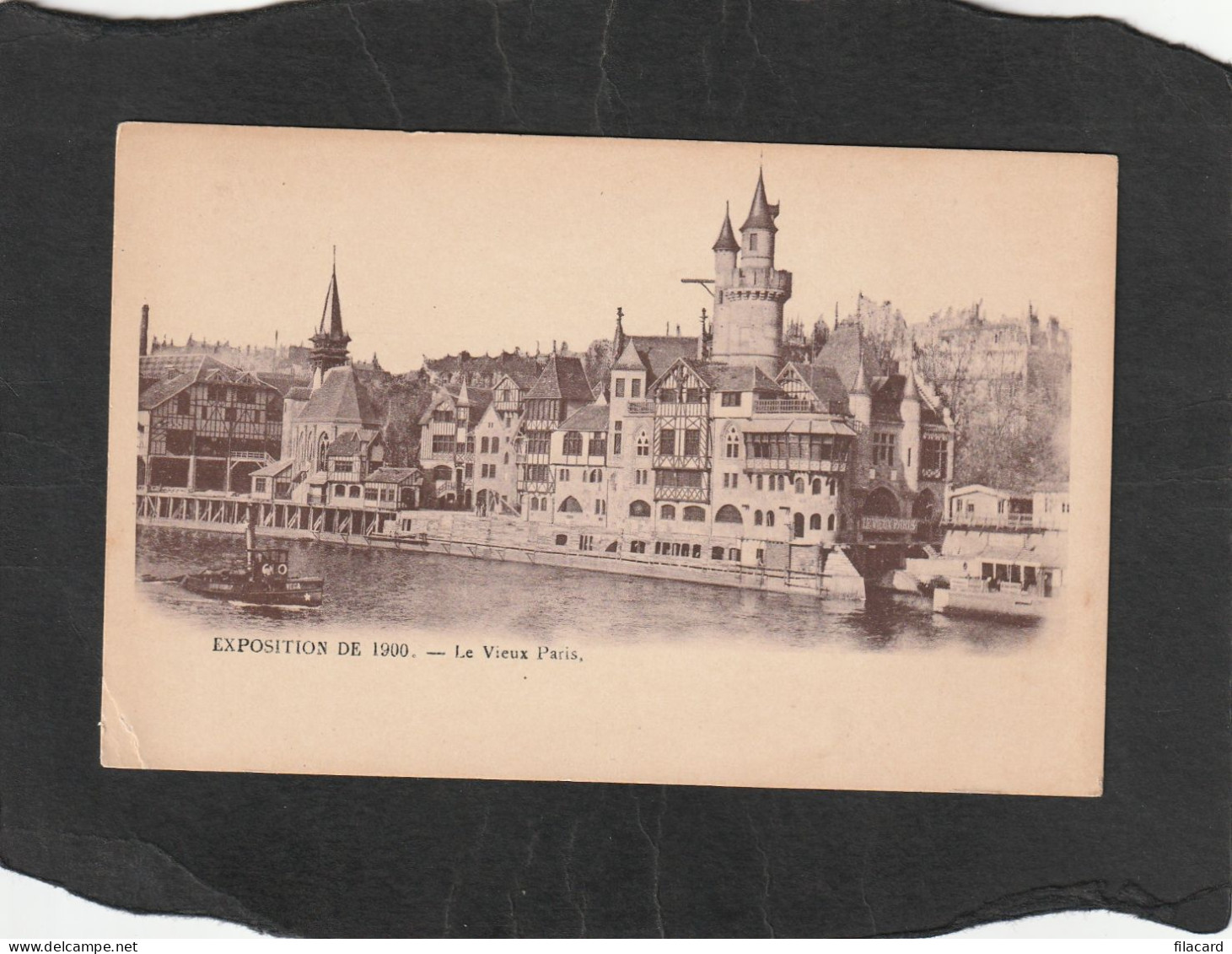 128254            Francia,       Exposition  De   1900,   Le   Vieux   Paris,    NV - Expositions