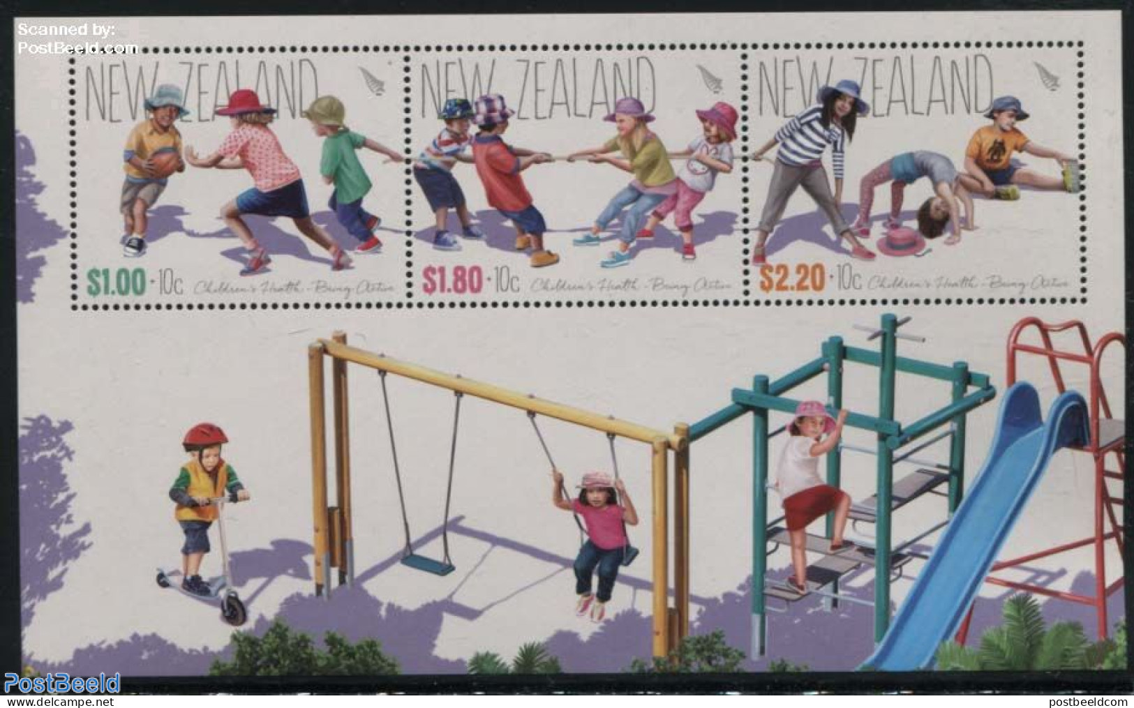 New Zealand 2016 Childrens Health S/s, Mint NH, Health - Sport - Health - Sport (other And Mixed) - Unused Stamps