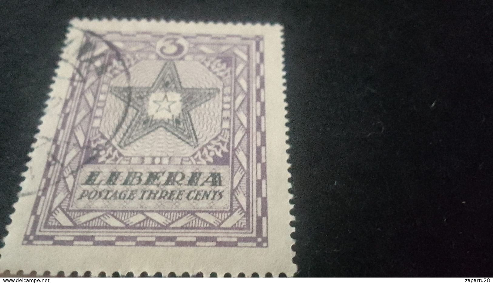 LİBERYA-1920-30   3  C      DAMGALI - Liberia
