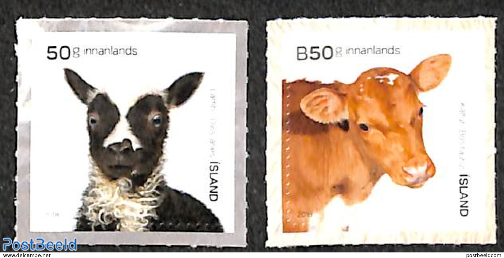 Iceland 2018 Farm Animals 2v S-a, Mint NH, Nature - Cattle - Ongebruikt