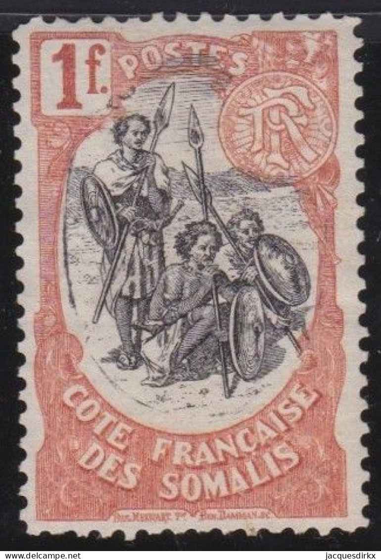 Côte De Somalis .  Y&T   .     64    .   (*)      .    Neuf Sans Gomme - Unused Stamps