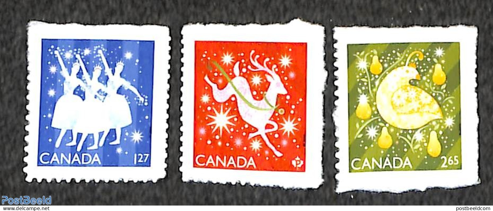 Canada 2019 Christmas 3v S-a, Mint NH, Religion - Christmas - Neufs