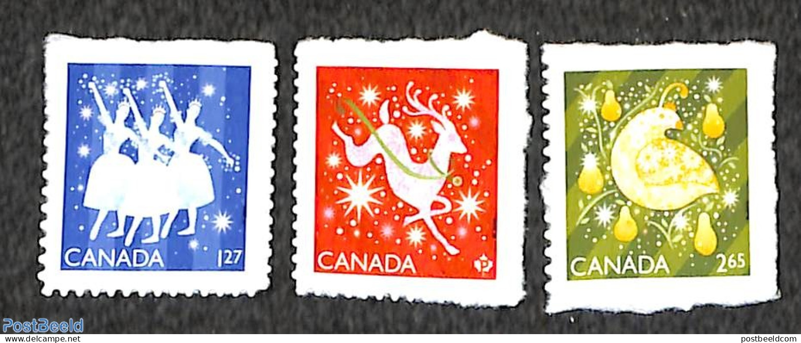 Canada 2019 Christmas 3v S-a, Mint NH, Religion - Christmas - Nuovi