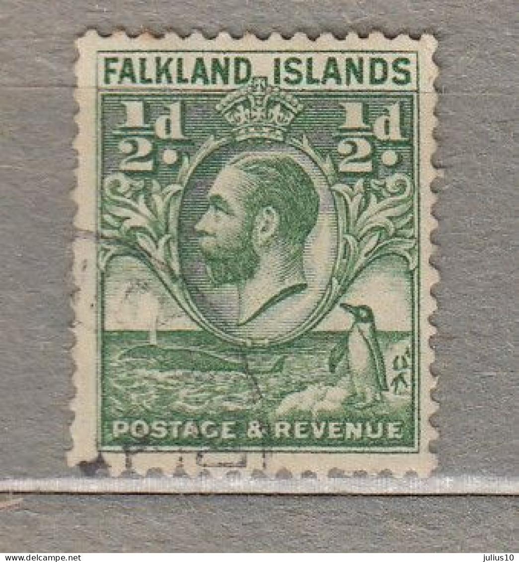 FALKLAND ISLANDS 1929 George V Used(o) Mi 48 #33814 - Falklandeilanden