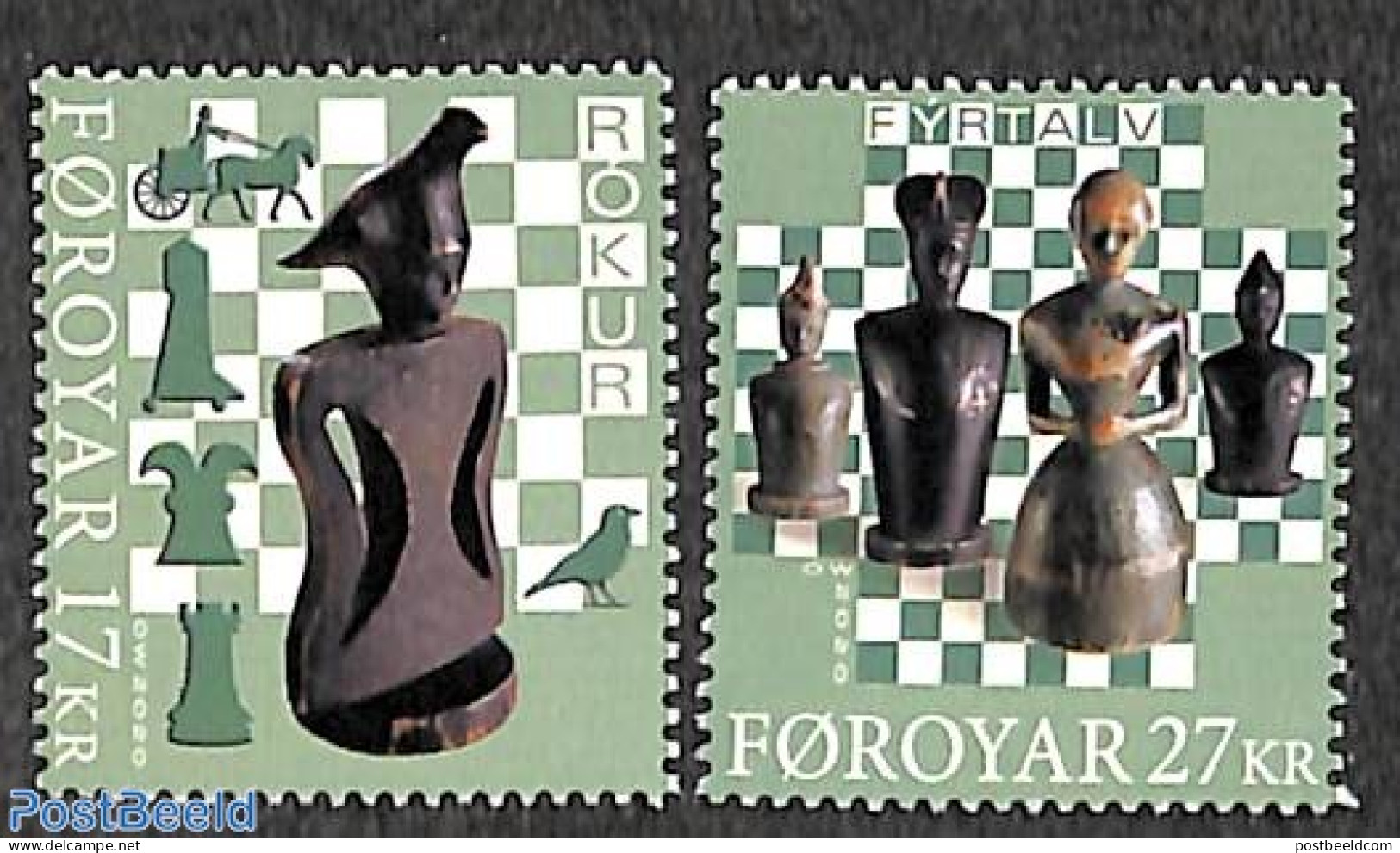 Faroe Islands 2020 Chess 2v, Mint NH, Sport - Chess - Echecs