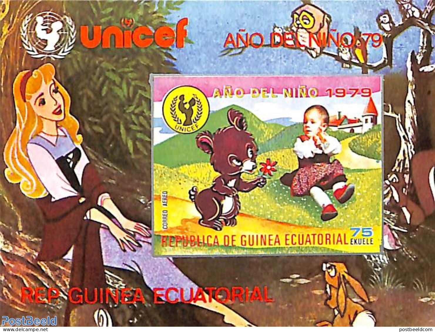 Equatorial Guinea 1979 Year Of The Child S/s, Imperforated, Mint NH, Various - Year Of The Child 1979 - Äquatorial-Guinea
