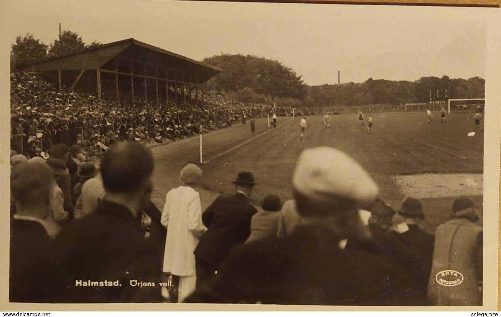 Postcard Stadium Halmstad Sweden - Stadio Stade Stadio Estadio - Stades