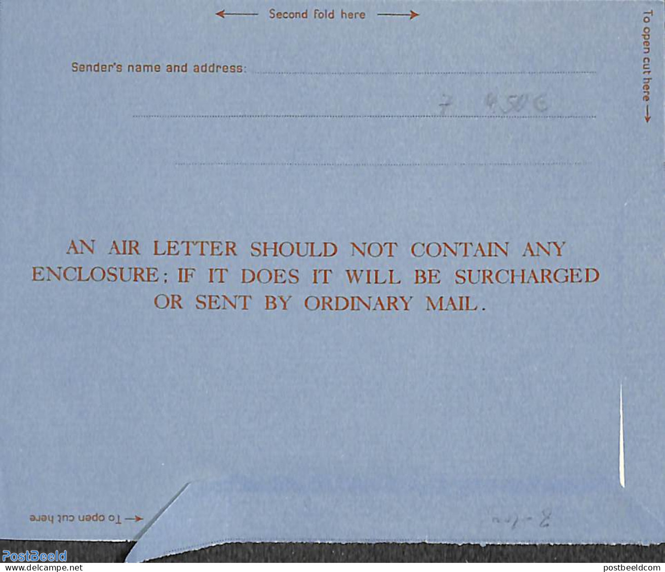 Basutoland 1961 Aerogramme 5c To UK, Used Postal Stationary - Other & Unclassified