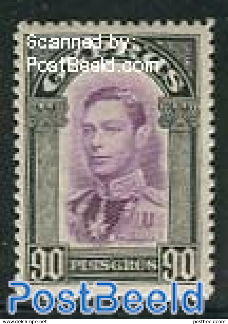 Cyprus 1938 90Pia, Stamp Out Of Set, Unused (hinged) - Unused Stamps