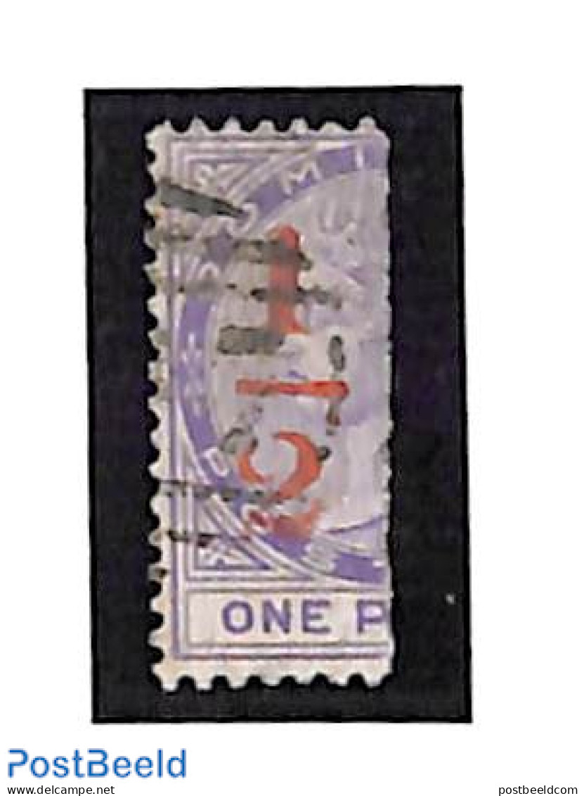 Dominica 1882 1/2d On Left Half Stamp, Used, Used Stamps - Dominicaine (République)