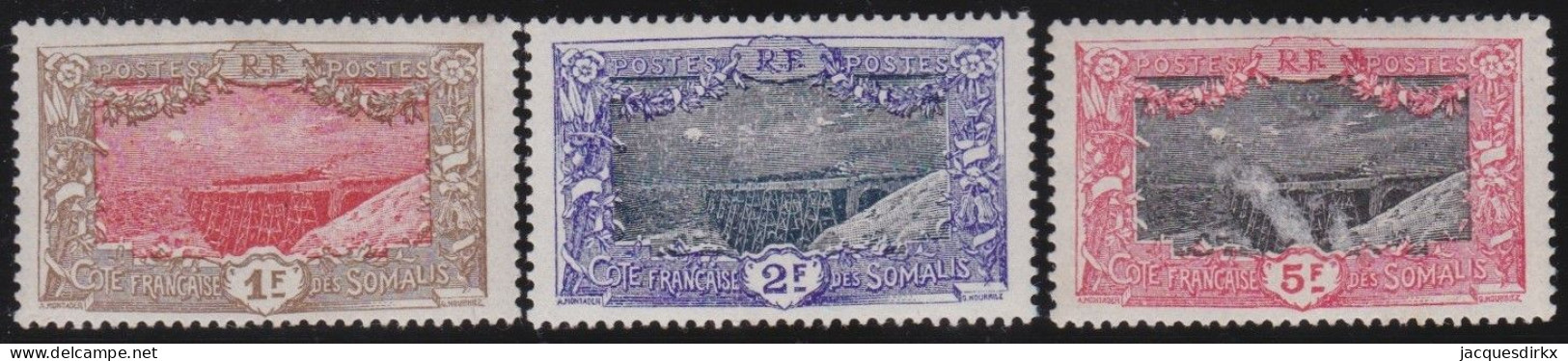 Côte De Somalis .  Y&T   .     97/99  .   *    .    Neuf Avec Gomme - Neufs