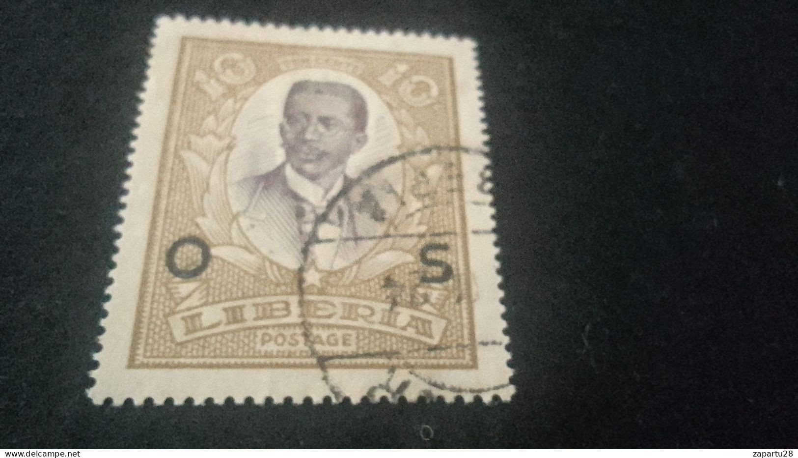 LİBERYA-1920-30   10  C      DAMGALI - Liberia