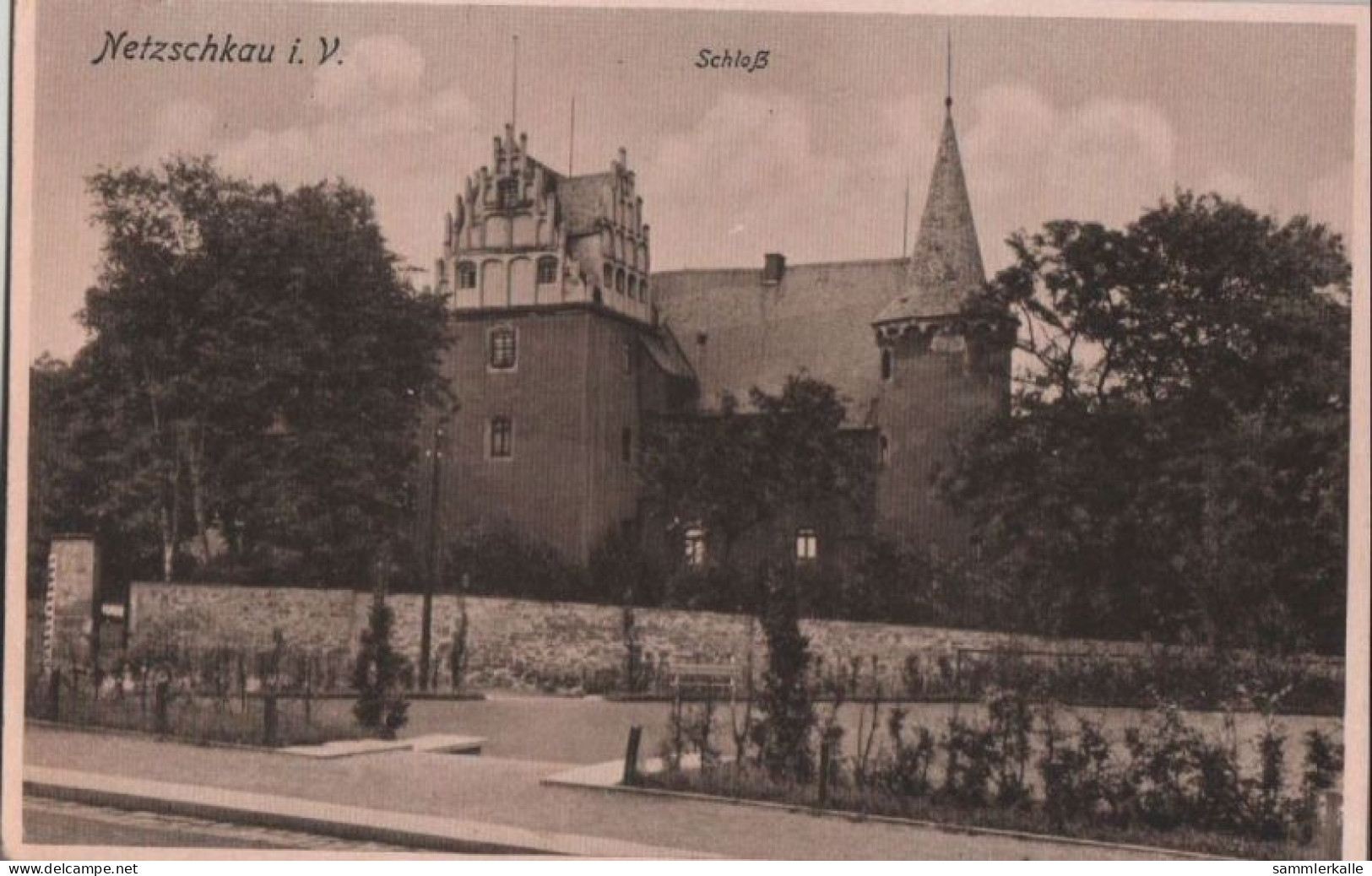 46520 - Netzschkau - Schloss - Ca. 1950 - Plauen