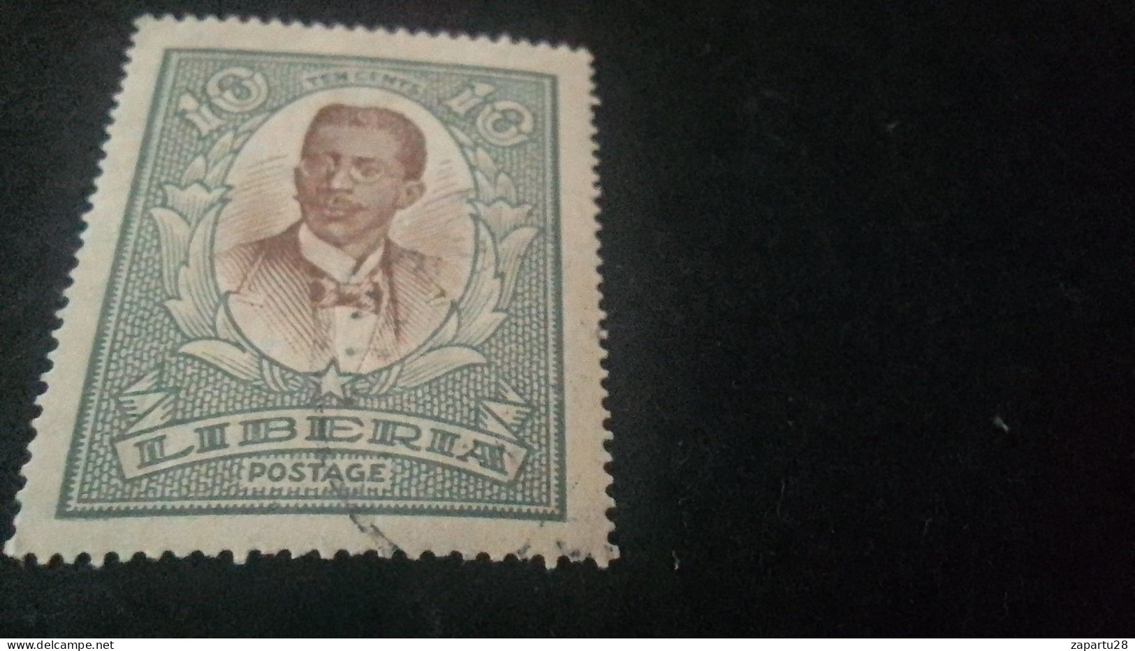 LİBERYA-1920-30   10  C      DAMGALI - Liberia