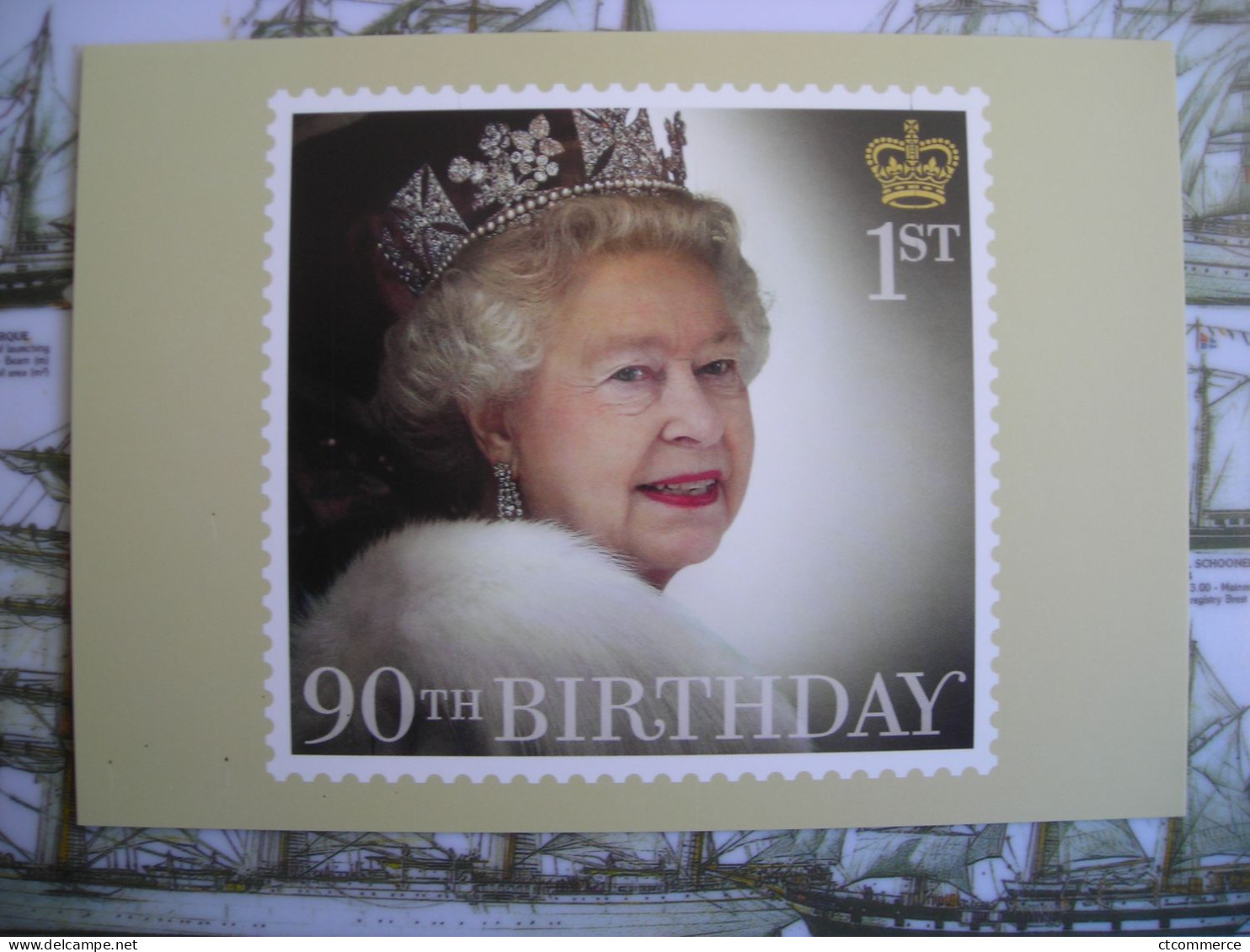 PHQ Queen's 90th Birthday, 90e De La Reine, 7 Postcards, 7 Cartes Postale - Stamps (pictures)