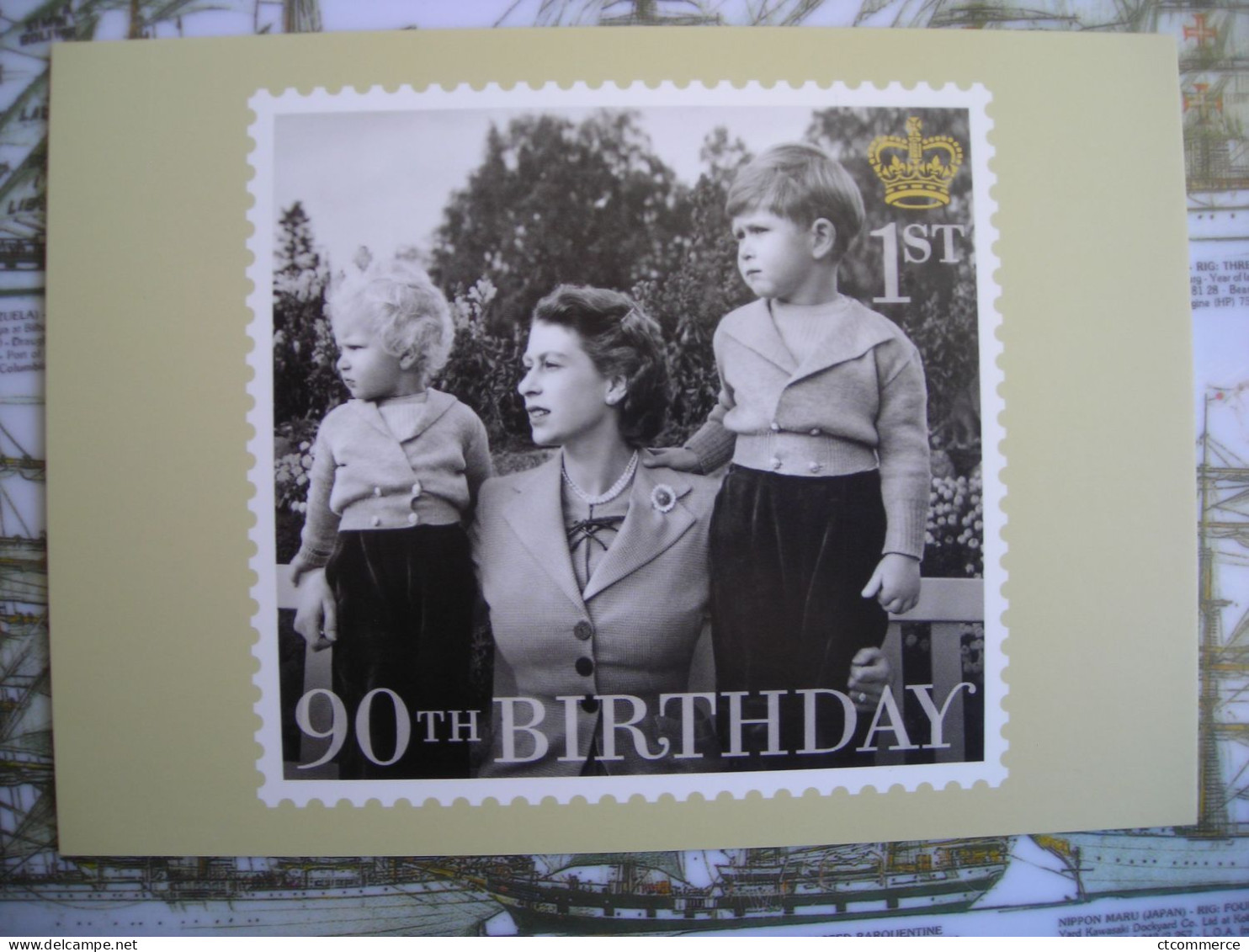 PHQ Queen's 90th Birthday, 90e De La Reine, 7 Postcards, 7 Cartes Postale - Stamps (pictures)