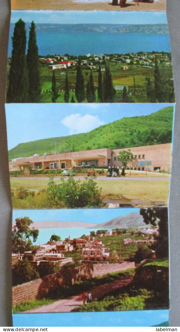 ISRAEL TIBERIAS GALILEE SEA KINNERET POSTCARD ANSICHTSKARTE CARTOLINA CARTE POSTALE POSTKARTE BOOKLET SET BROCHURE LOT - Israele