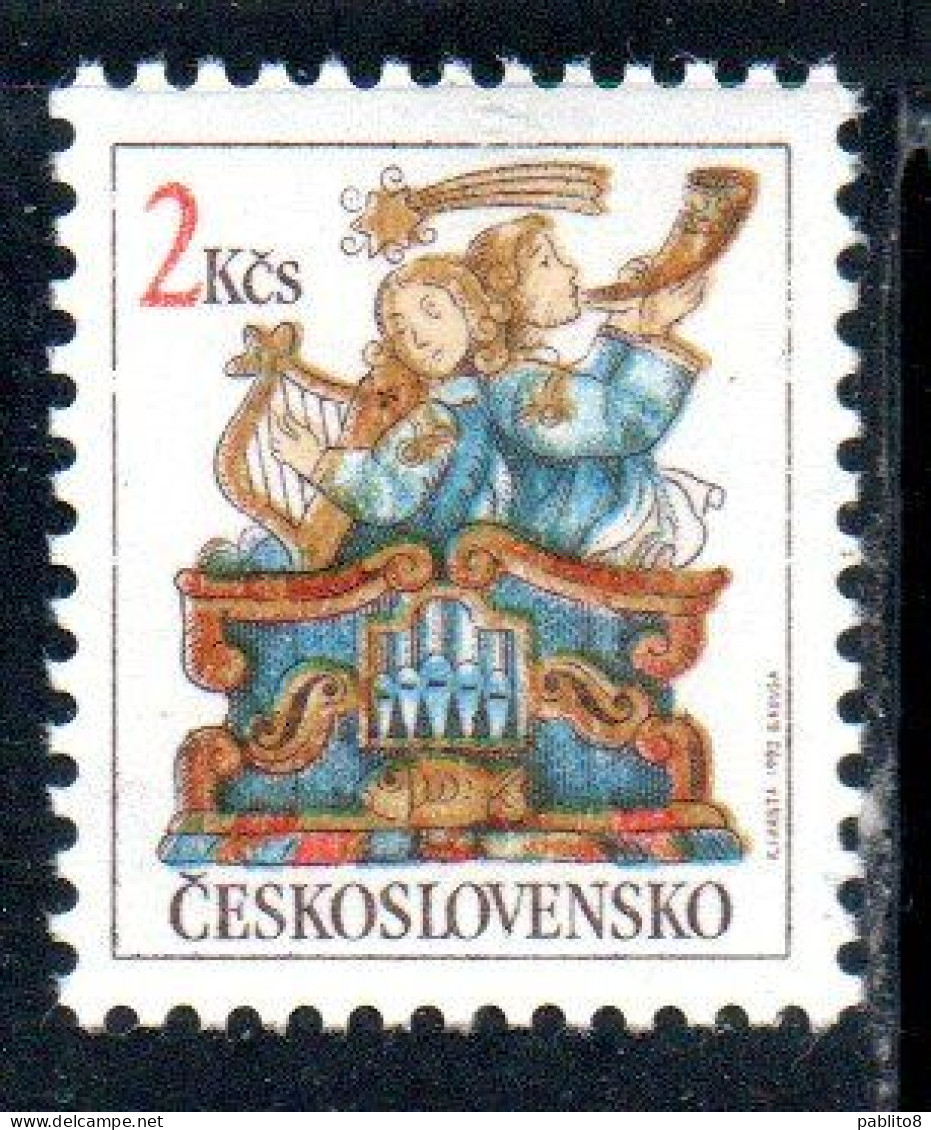 CZECHOSLOVAKIA CZECH REPUBLIC CECA REPUBBLICA 1992 CHRISTMAS NATALE NOEL WEIHNACHTEN NAVIDAD 2k MNH - Nuevos