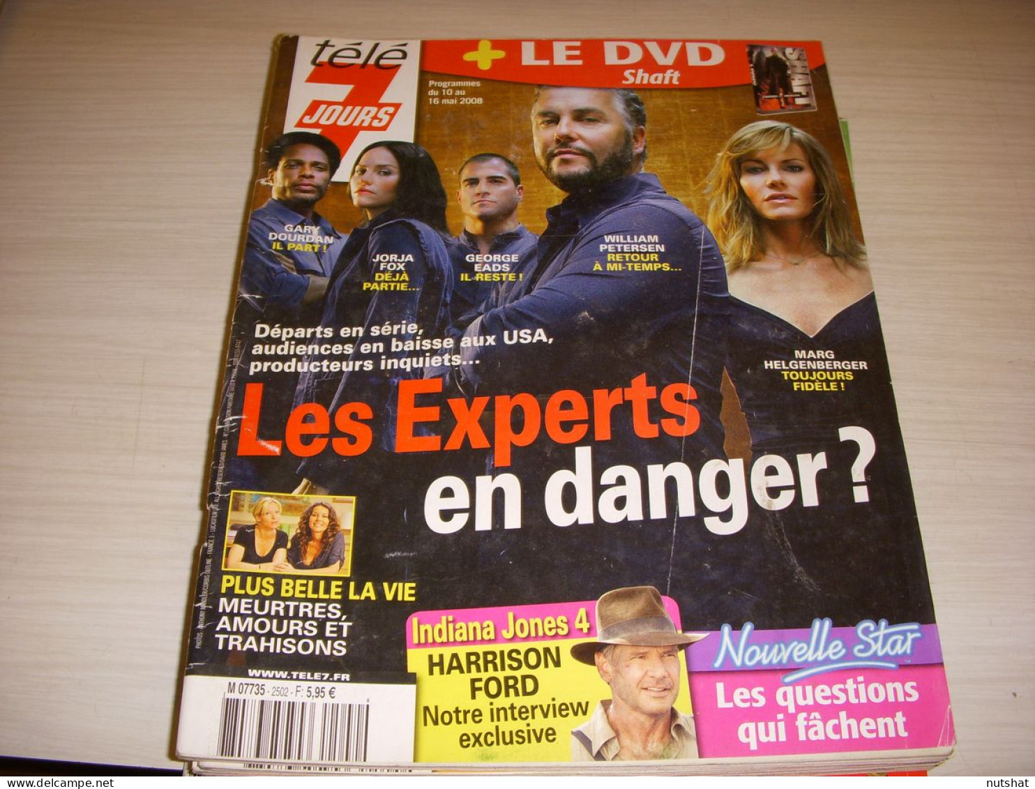 TELE 7 JOURS 2502 05.2008 Les EXPERTS Liane FOLY JP DARROUSSIN Coco CHANEL - Television