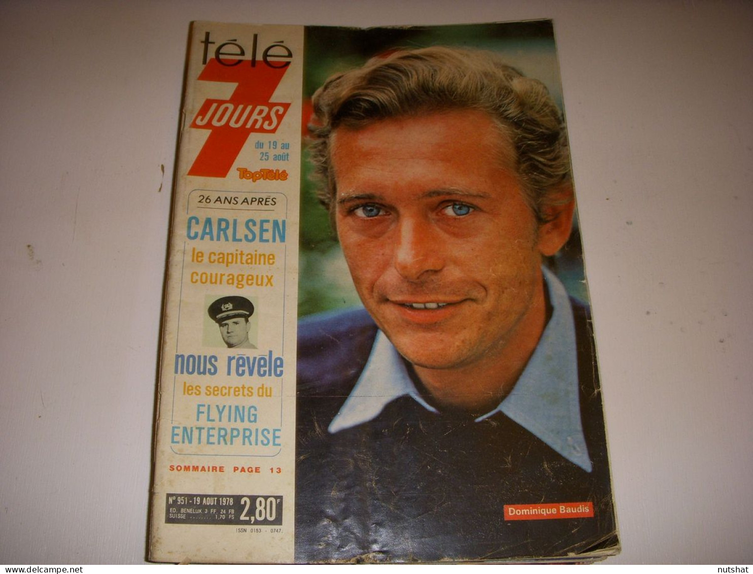 TELE 7 JOURS 951 08.1978 BAUDIS CORRIDA TRABAUD P MEURISSE PAPE PAUL VI COUSTEAU - Television