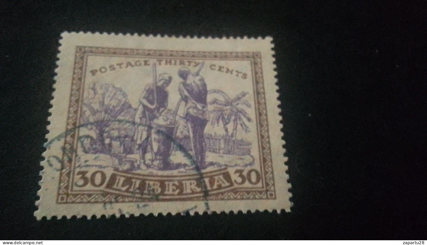 LİBERYA-1920-30   30  C      DAMGALI - Liberia