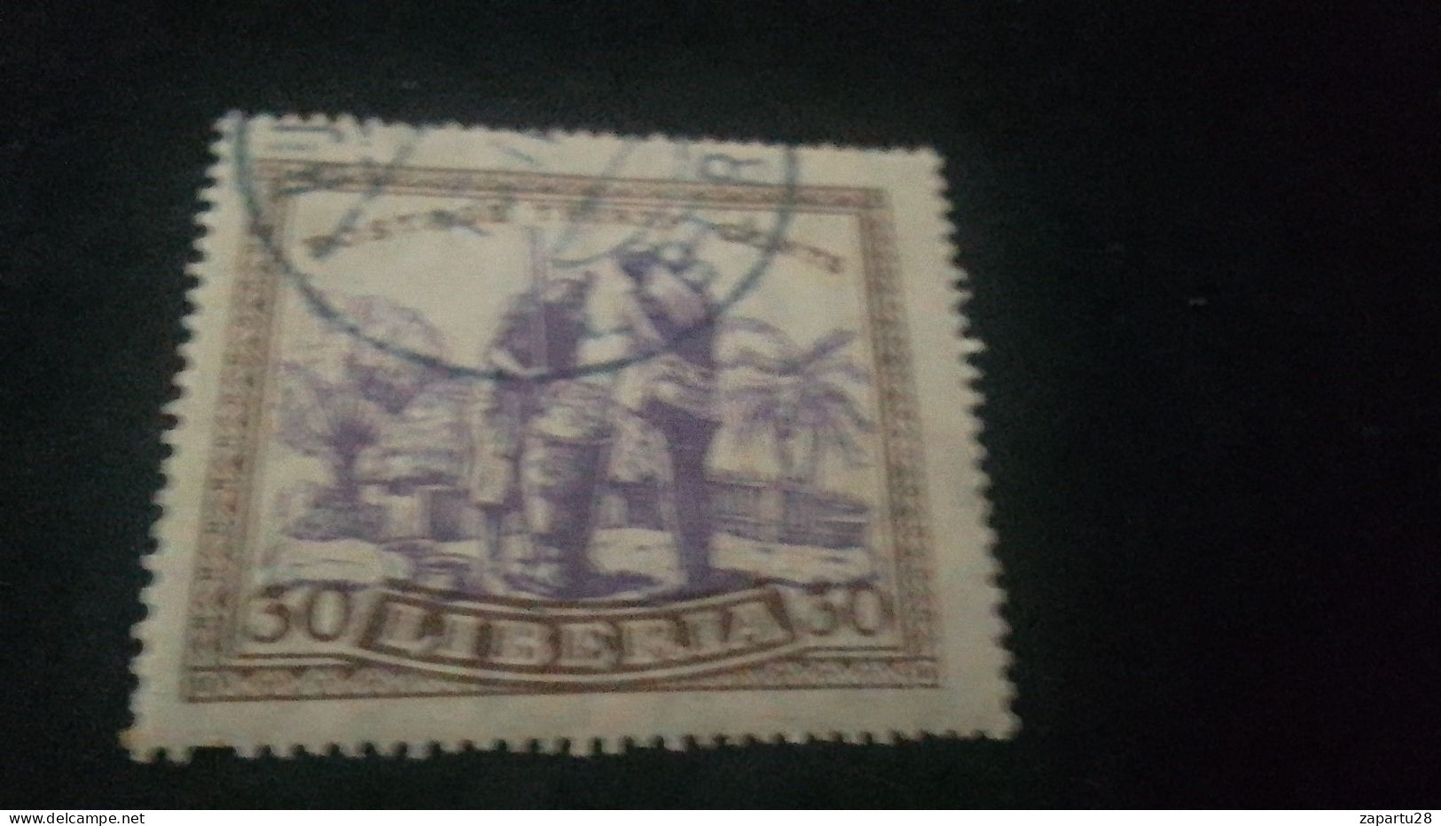 LİBERYA-1920-30   30  C      DAMGALI - Liberia