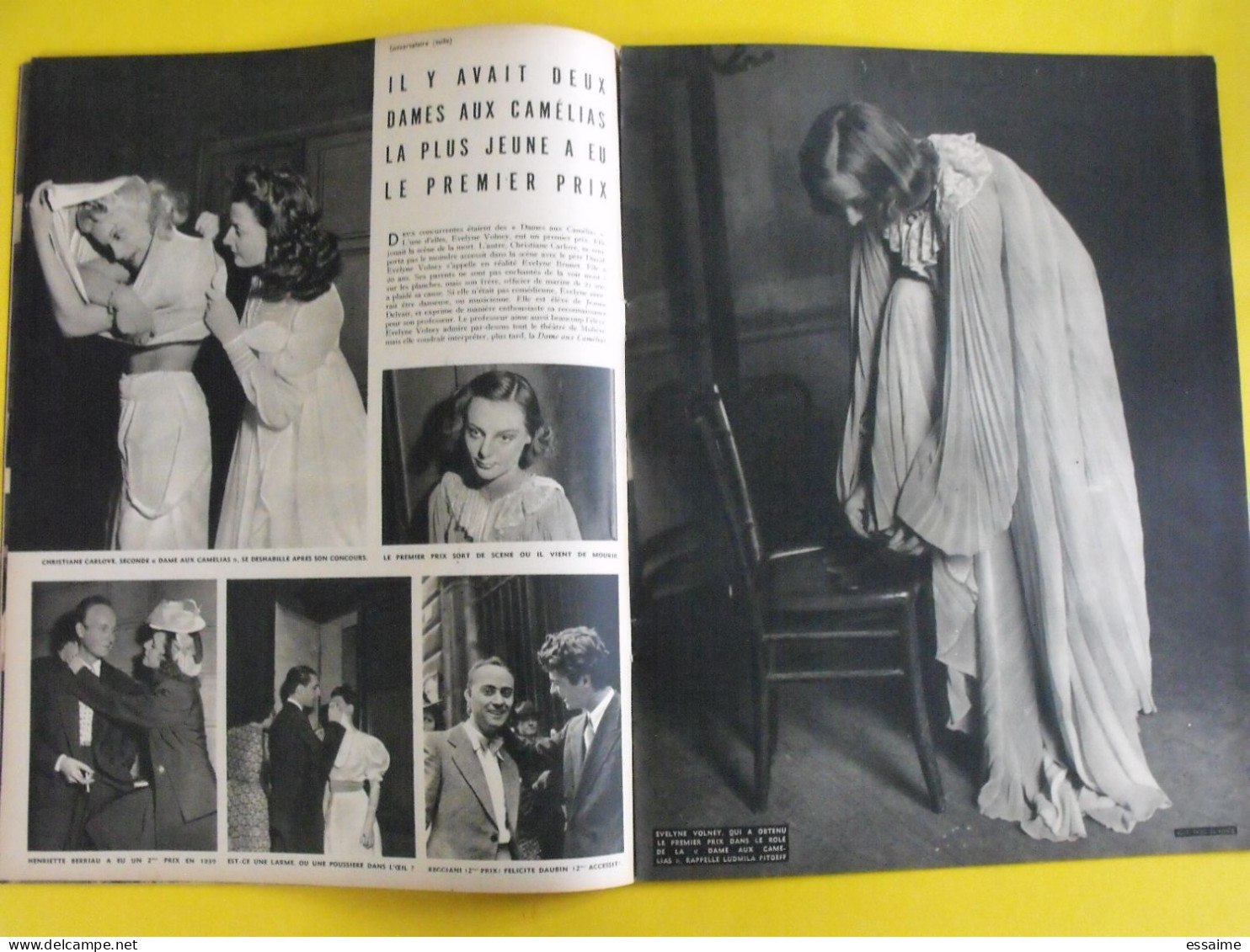 6 revues La semaine de 1941. actualités guerre. photos collaboration maurice chevalier viviane romance roosevelt