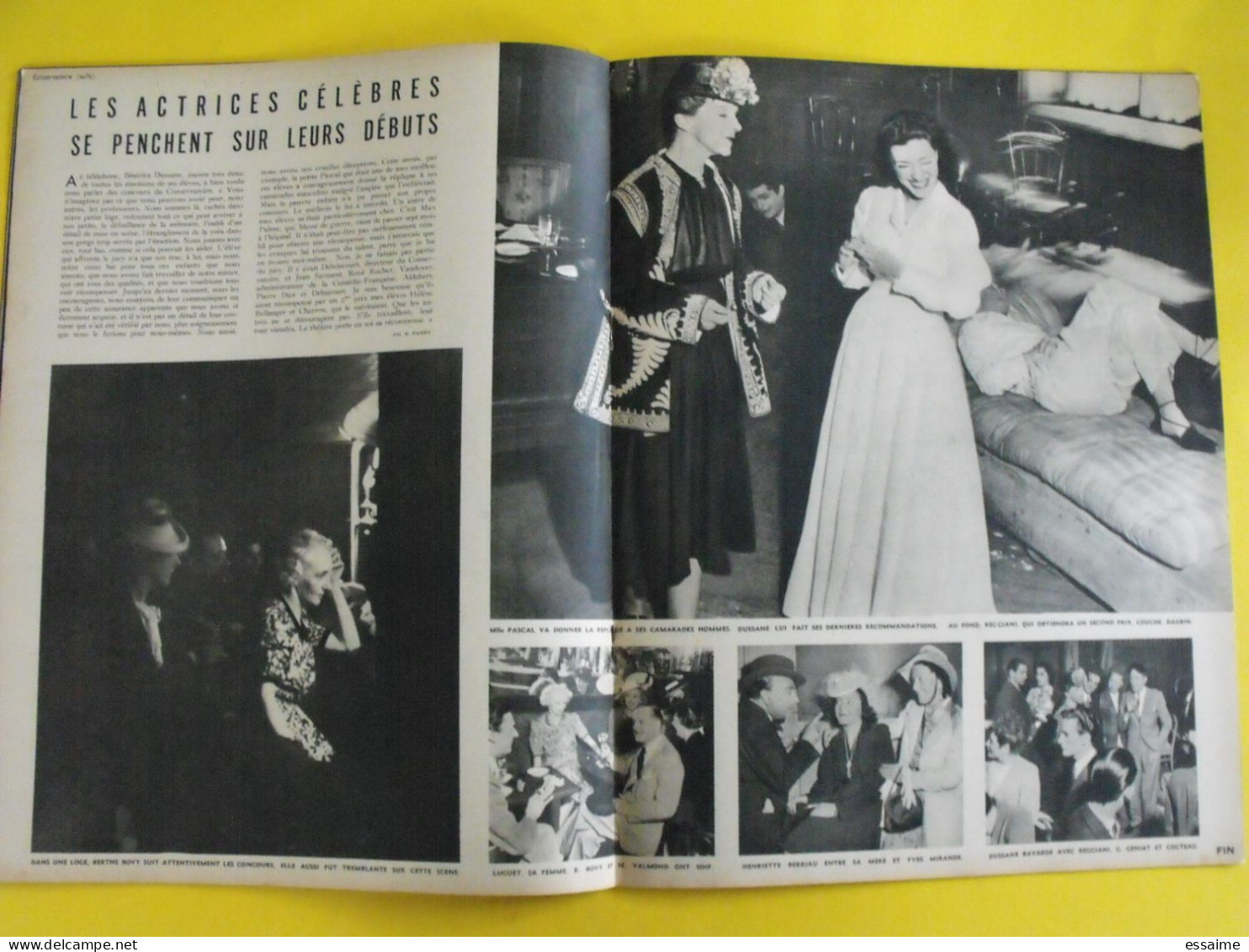 6 revues La semaine de 1941. actualités guerre. photos collaboration maurice chevalier viviane romance roosevelt