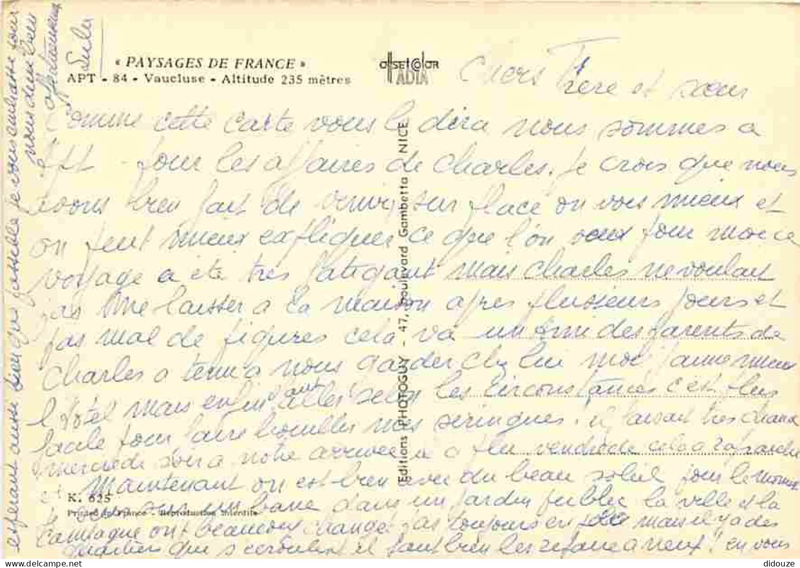 84 - Apt - Vue Générale - CPM - Voir Scans Recto-Verso - Apt