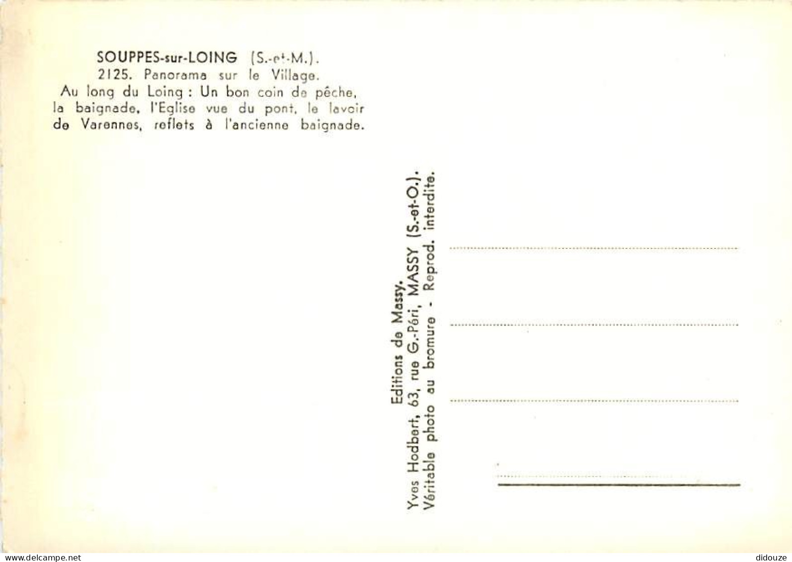 77 - Souppes Sur Loing - Multivues - Carte Neuve - CPM - Voir Scans Recto-Verso - Souppes Sur Loing