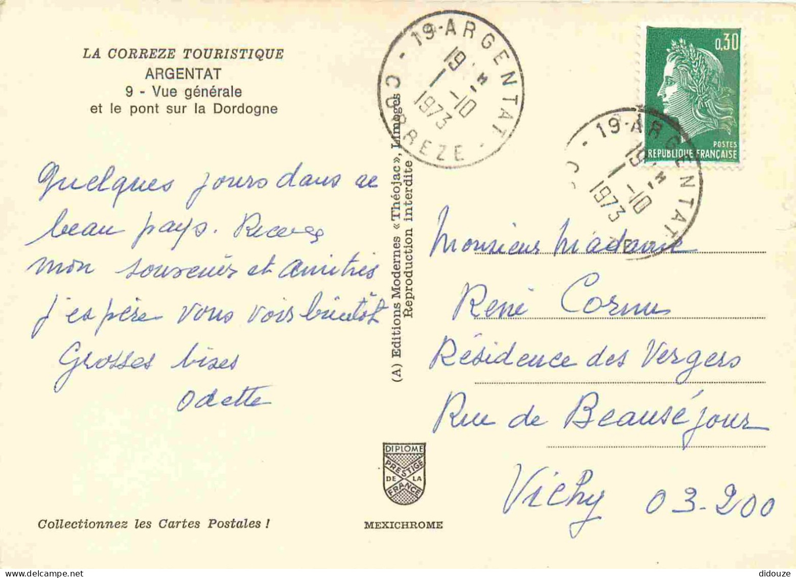 19 - Argentat - Multivues - Blasons - CPM - Voir Scans Recto-Verso - Argentat