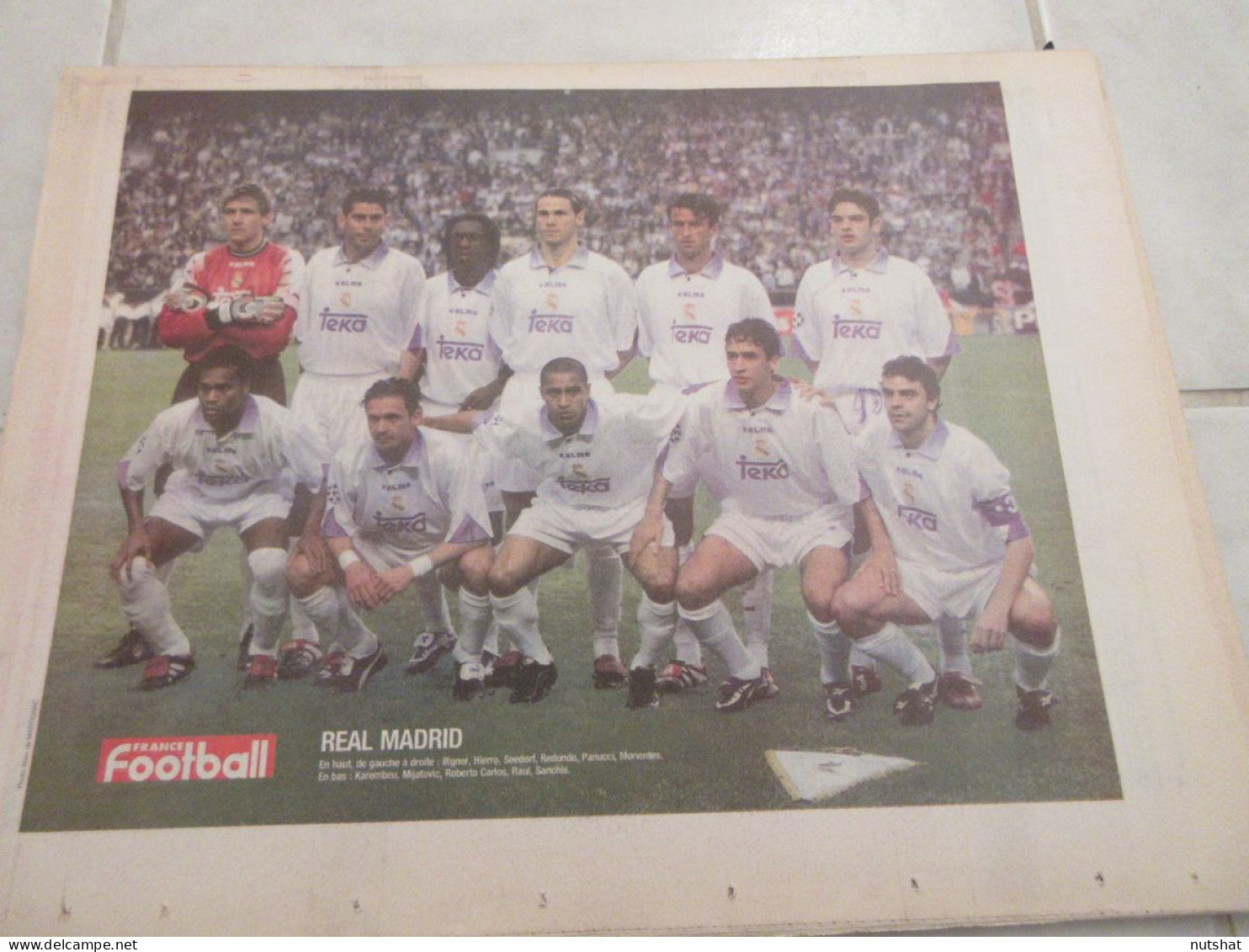 FRANCE FOOTBALL 2719B 22.05.1998 REAL MADRID JUVENTUS KAREMBEU ZIDANE OM PIRES   - Andere & Zonder Classificatie