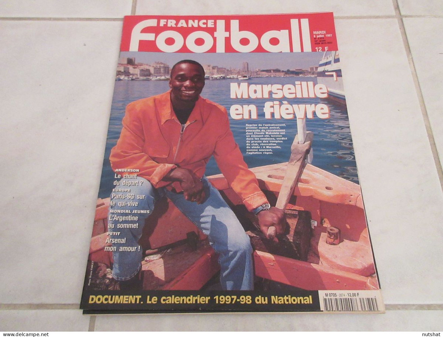 FRANCE FOOTBALL 2674 08.07.1997 MARSEILLE MAKELELE JUVENTUS Emmanuel PETIT - Altri & Non Classificati