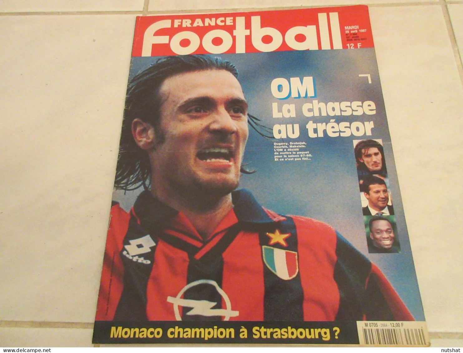 FRANCE FOOTBALL 2664 29.04.1997 MARSEILLE DUGARRY NANTES CRUYFF RUSSIE WADDLE - Andere & Zonder Classificatie