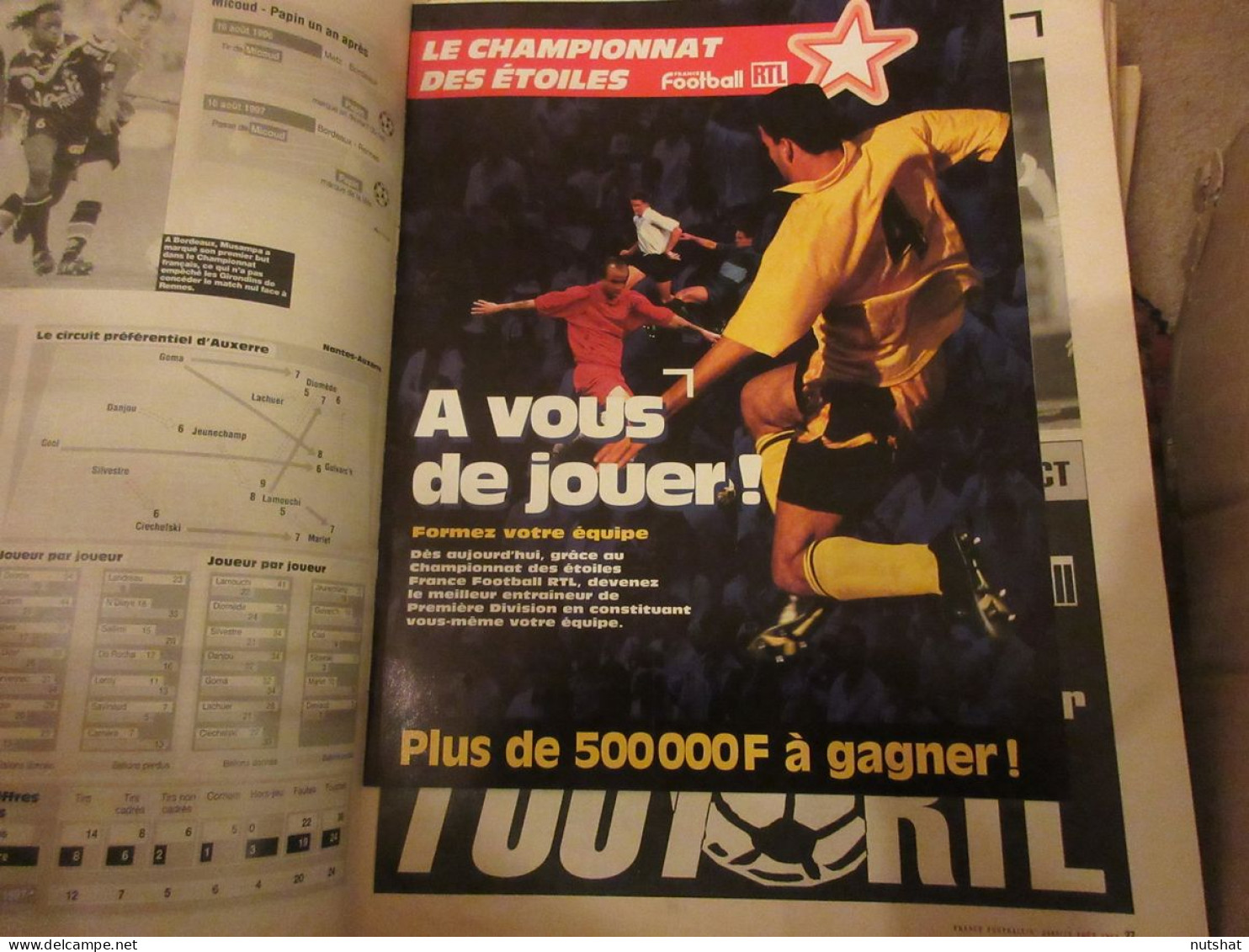 FRANCE FOOTBALL 2680 19.08.1997 SUAUDEAU N. LIEDHOLM COUPE MONDE AFRIQUE Du SUD  - Andere & Zonder Classificatie