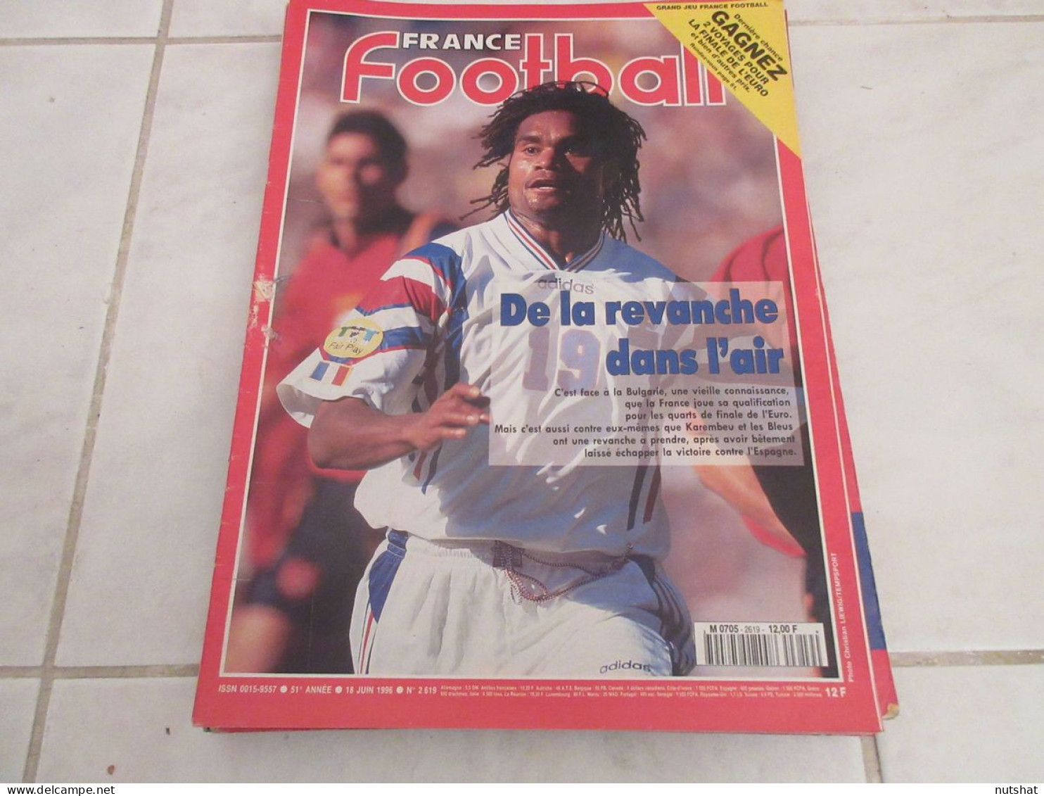 FRANCE FOOTBALL 2619 18.06.1996 EUR KAREMBEU KLINSMANN EUSEBIO LIVERPOOL BEATLES - Altri & Non Classificati