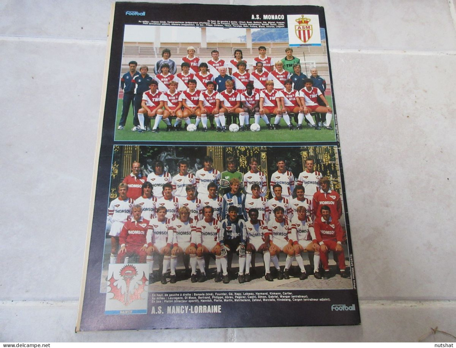 FRANCE FOOTBALL 2106 19.08.1986 Henri MICHEL St ETIENNE KERUZORE GUINGAMP        - Andere & Zonder Classificatie