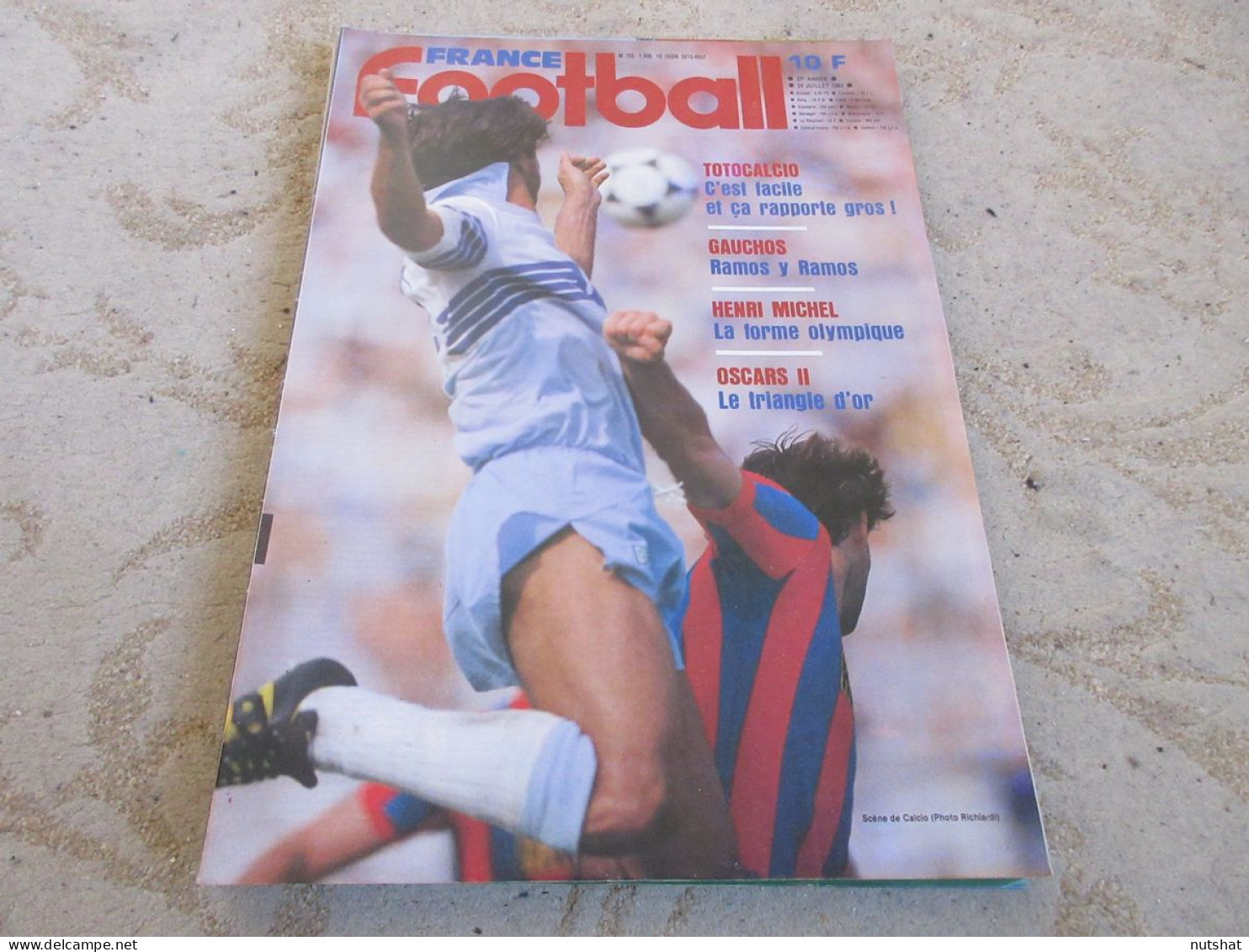 FRANCE FOOTBALL 1998 24.07.1984 Henri MICHEL Victor Et Vanancio RAMOS TOULOUSE   - Andere & Zonder Classificatie