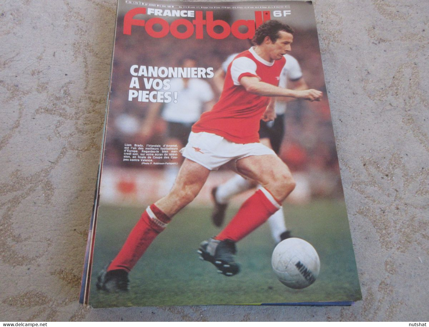 FRANCE FOOTBALL 1779 13.05.1980 ARSENAL Billy BONDS Hans KRANKL COUPE 1/4 FINALE - Altri & Non Classificati