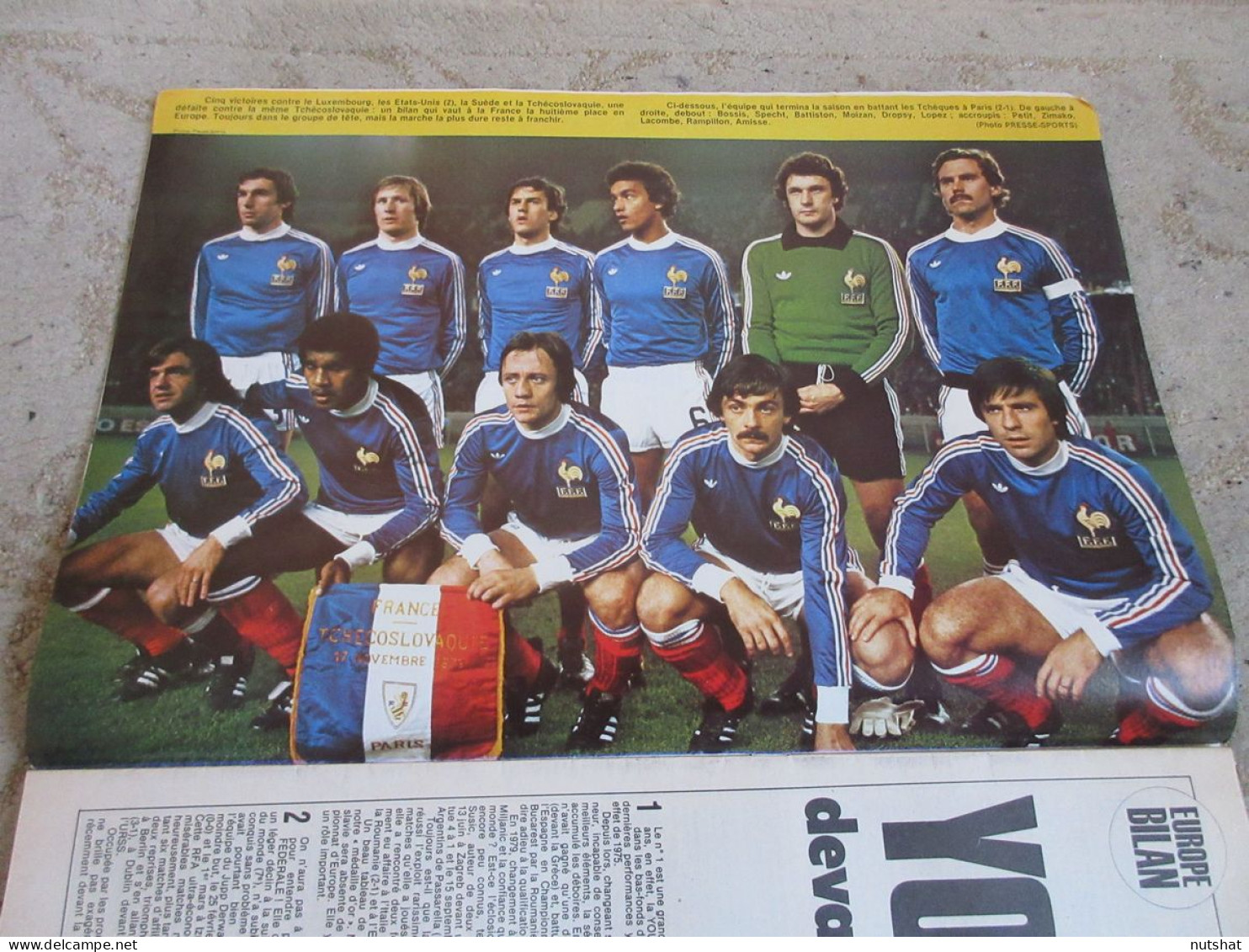 FRANCE FOOTBALL 1760 01.01.1980 YOUSGOSLAVIE EQUIPE FRANCE Jacques BOSSIS N'KONO - Altri & Non Classificati