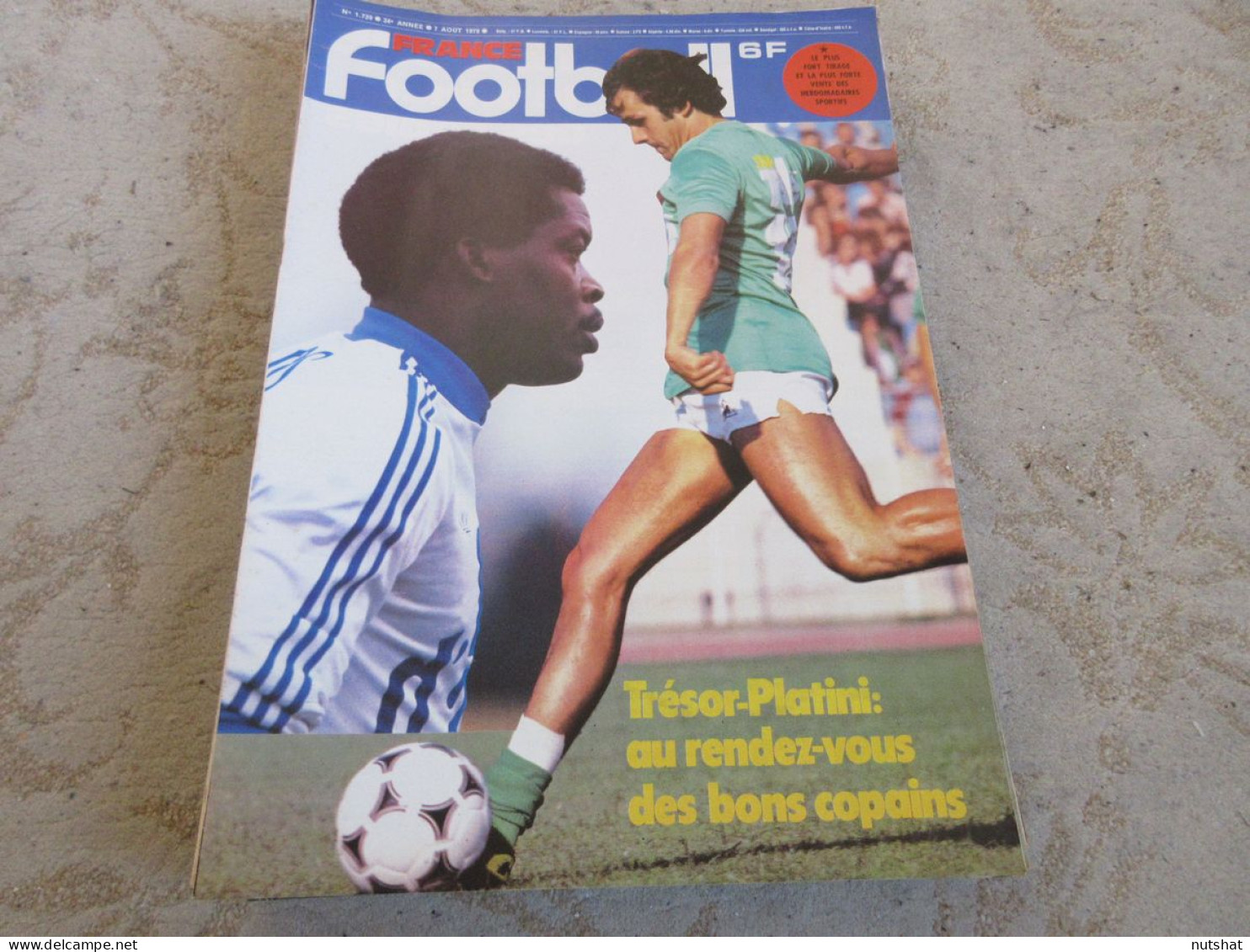 FRANCE FOOTBALL 1739 07.08.1979 Temine LAHZAMI NOEUX Les MINES CHPT ALLEMAGNE    - Otros & Sin Clasificación