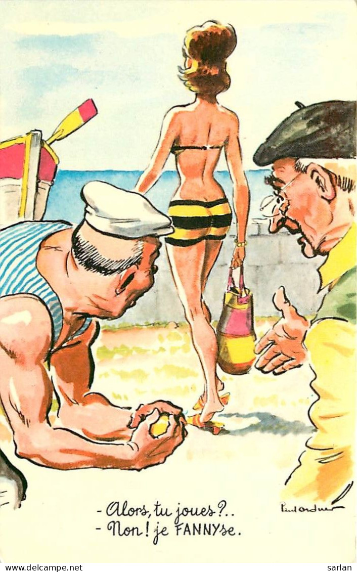 Illustration De Paul Ordner/ Fantaisie Humoristique / Boules Pétanque Fanny / * 513 83 - Ordner, P.