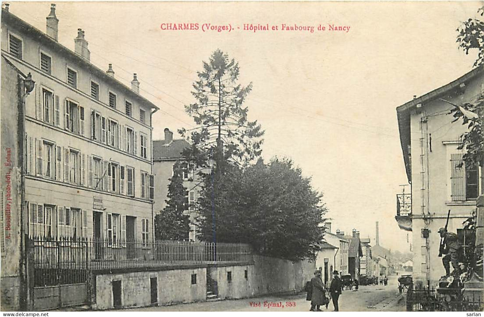 88 / CHARMES SUR MOSELLE / Hopital Et Faubourg De Nancy / * 514 16 - Charmes