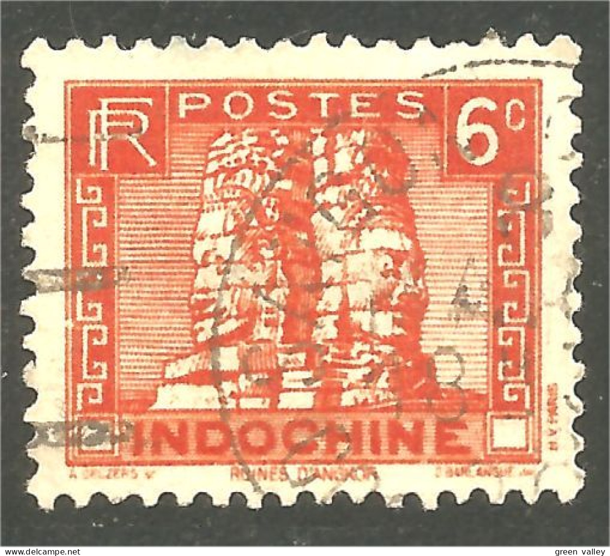 379 Indochine Bayon Angkor (f3-CHI-133) - Usati