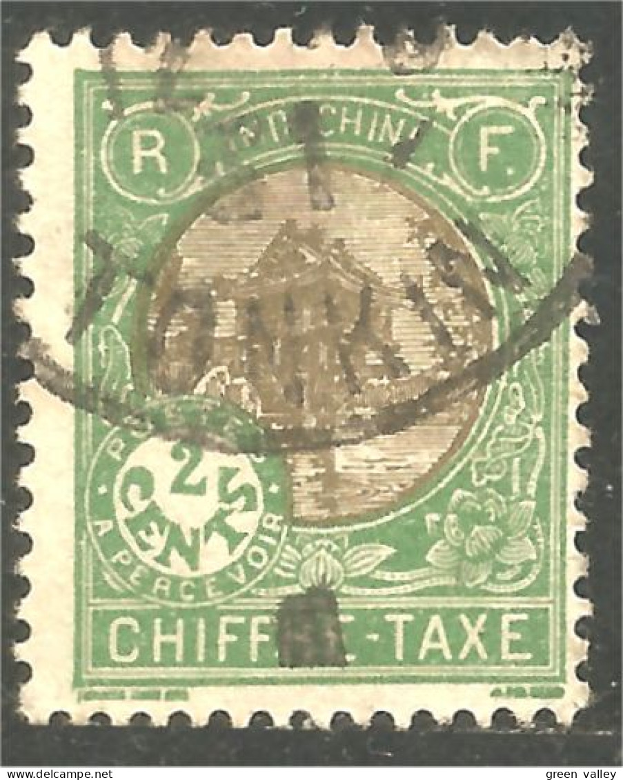 379 Indochine Pagode Mot-Cot Hanoi (f3-CHI-127) - Used Stamps