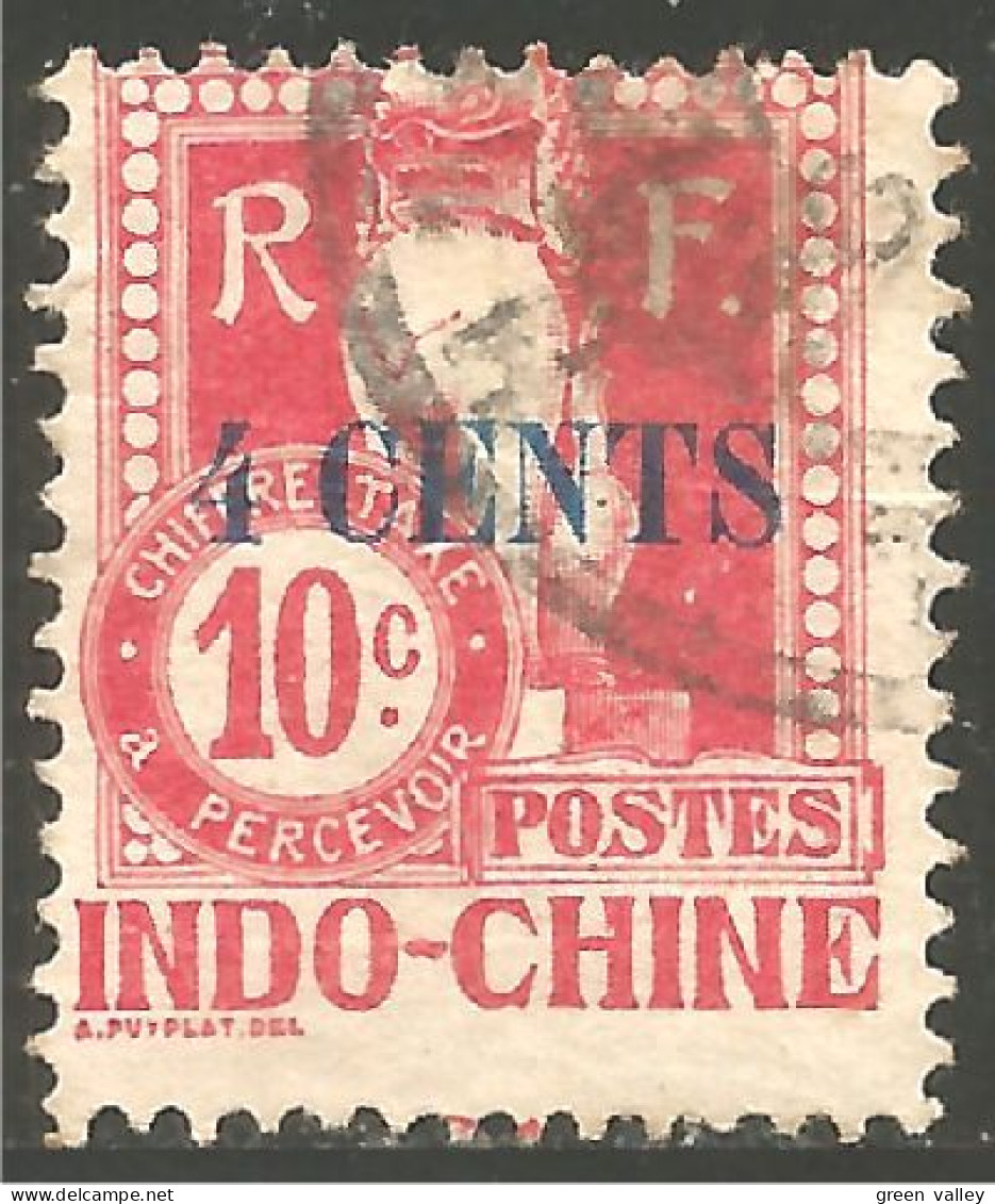 379 Indochine Taxe 1919 (f3-CHI-83) - Used Stamps