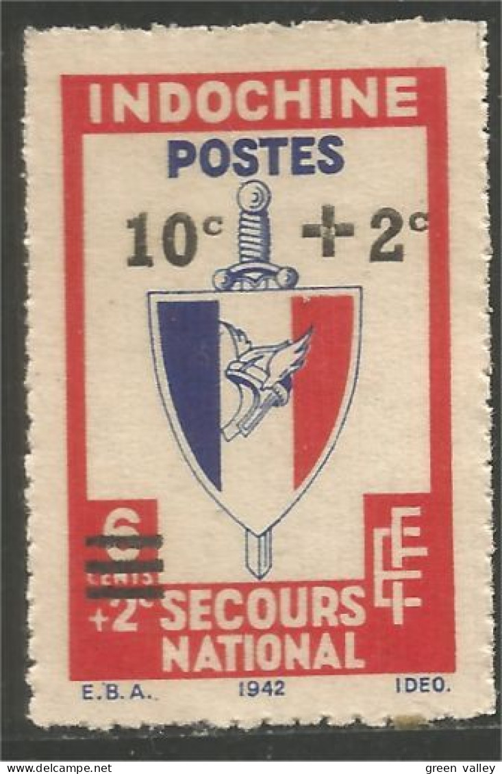 379 Indochine Secours National NO Gum Sans Gomme (f3-CHI-75) - Usati